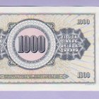 Jugoslavia 1000 Dinara v.1978 UNC P-92c - pikkukuva 2