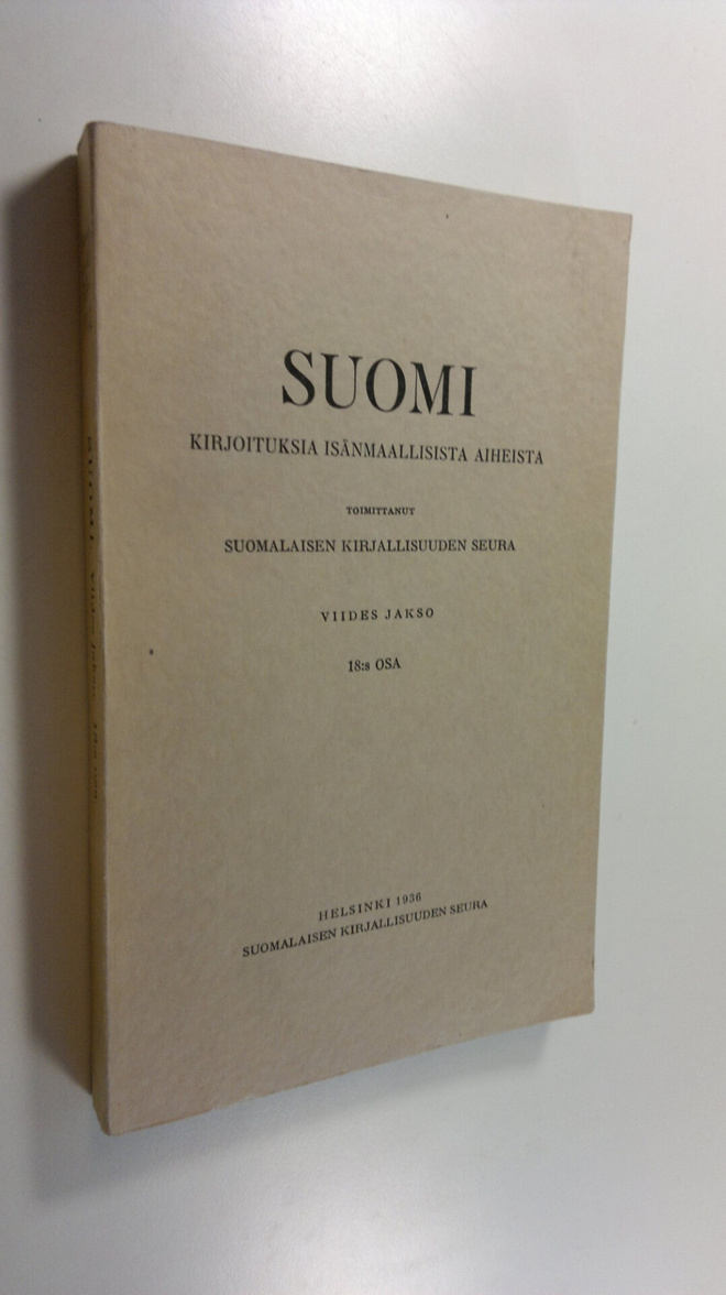 Suomi - Kirjoituksia isänmaallisista aiheista, viides jak...