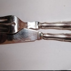 Chippendale kokohopeiset kakkuottimet - pikkukuva 3