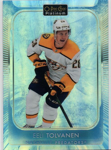 2021-22 OPC Platinum Artic Freeze /99 #150 Eeli Tolvanen