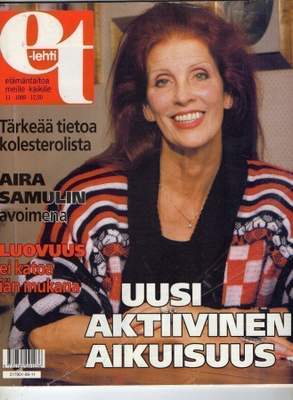 ET-Lehti n:o 11 1989 Aira Samulin. Eva Cederstam. Erkki Korh
