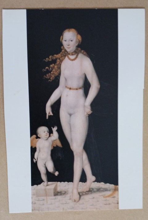 Lucas Cranach: Venus ja Amor, taidepk, ei p.