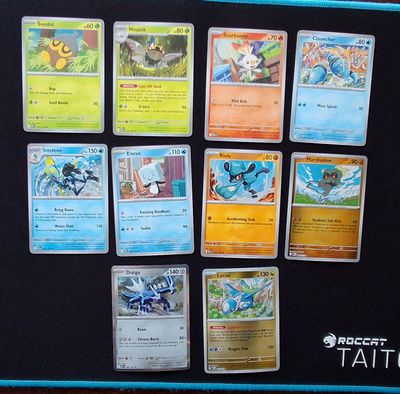 Pokemon kortit 10kpl (#117 Mega Evolution base set)