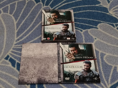 Robin Hood + Gladiator DVD