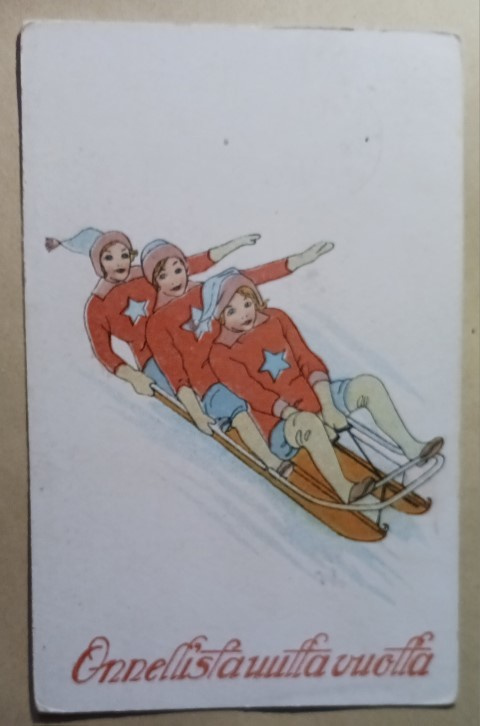 Leidit kilpakelkkailemassa, Uusi Vuosi, p. 1925
