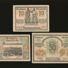 Itävalta Notgeld 10, 20, 50 Heller, Krummnussbaum - pikkukuva 1