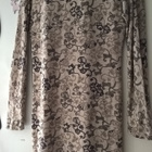 Sandwich Beige kuviollinen TrikooMekko / Mekko - koko L - pikkukuva 2