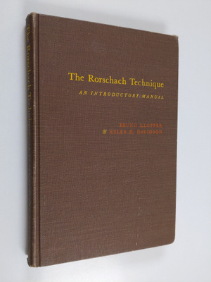 Bruno Klopfer : The Rorschach technique : an introductory...