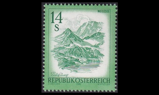 Itävalta 1696 ** Käyttösarja maisemia 14 S (1982)