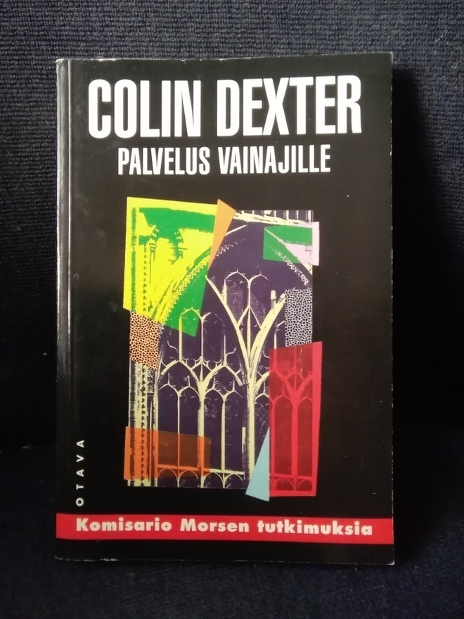 Colin Dexter: Palvelus vainajille -pokkari-