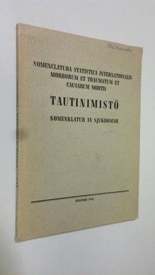Tautinimistö : Nomenclatura statistica internationalis mo...