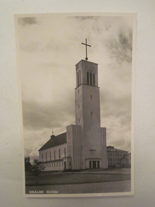 VANHA Postikortti Iisalmi 1950-l Alkup.Mallikappale