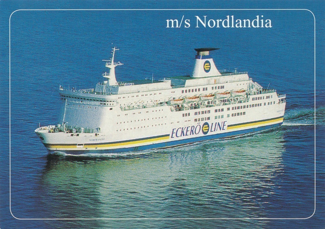m/s NORDLANDIA - laivakortti