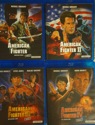 BLU-RAY MICHAEL DUDIKOFF AMERICAN FIGHTER 1 - 4 KOKO SARJA