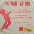 KUVAPUSSI SINGLE -LEVY: JUHA " WATT " VAINIO - pikkukuva 1