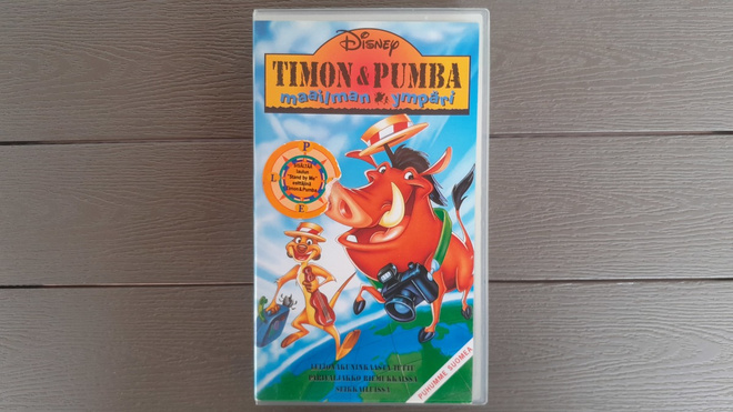 VHS: Timon & Pumba - Maailman Ympäri (Walt Disney 1996)