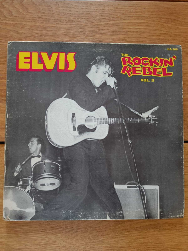 AUCTION - ELVIS THE ROCKIN' REBEL VOL. 2 LP