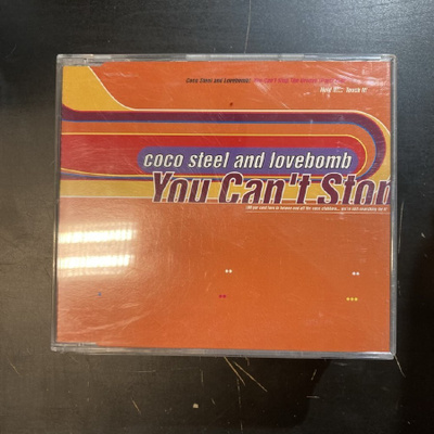 Coco Steel And Lovebomb - You Can't Stop The Groove CDS
