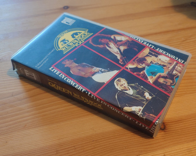 Queen We Will Rock You Live in Concert VHS