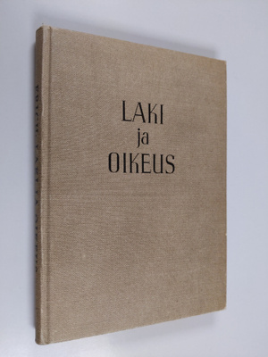 Mikko V. Erich : Laki ja oikeus