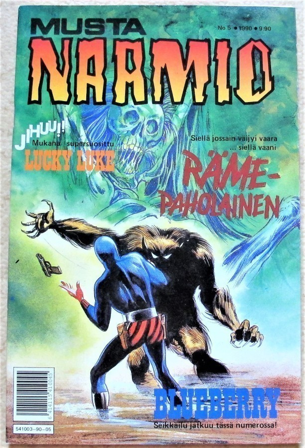 Mustanaamio 5 / 1990 , lukematon