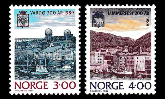 Norja 1015-6 ** Vardo ja Hammerfest 200v (1989)