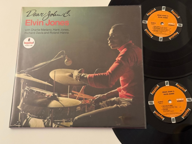 Elvin Jones – Dear John C. (MEGA RARE 2 x 45 LP)