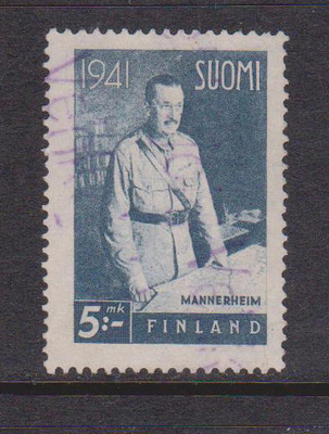 Mannerheim 5 mk I W2 leimattu.