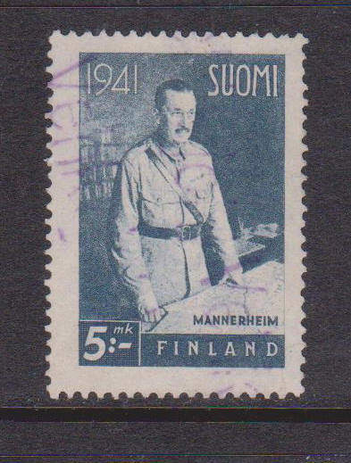 Mannerheim 5 mk I W2 leimattu.