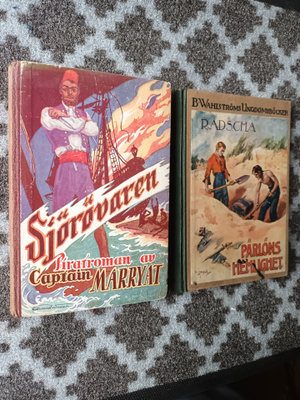 Sjörövaren + Pärlöns hemliget (2 vintage pojkböcker)