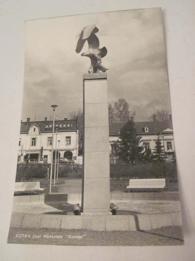 VANHA Postikortti Kotka1950-l Alkup.Mallikappale