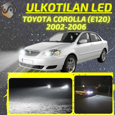 COROLLA (E120) 2002-2006 Ulkoiset LED -valot