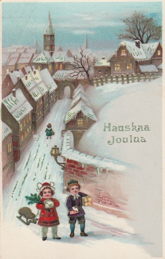 Postikortti, Joulukortti, vanha , Sarja PK SER 4523