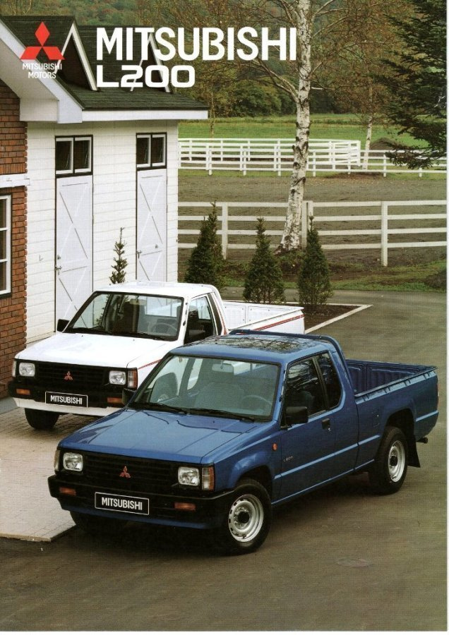 Mitsubishi L-200 -esite, 1989