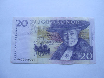 Ruotsi 20 kruunua - Selma Lagerlof