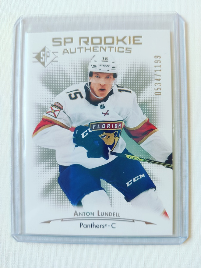 Anton Lundell - 21-22 SP Rookie Authentics /1199