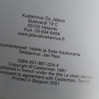 Sokal: Ankardo - Koiran Paluu Albumi (1981/2001) - pikkukuva 3