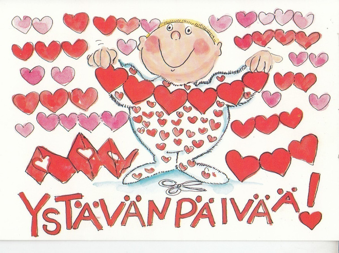 Virpi Pekkala : 1255 Sydämmiä ystäville p74