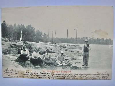VANHA Postikortti Hanko 1902