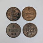 5penniä 1896,97,98,99 - pikkukuva 1