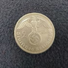 Natsikolikko 2 reichsmark v. 1939 A, hopeaa - pikkukuva 1