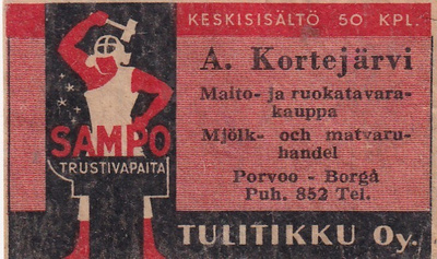 Porvoo - Borgå, A. Kortejärvi , Sampo    5/16