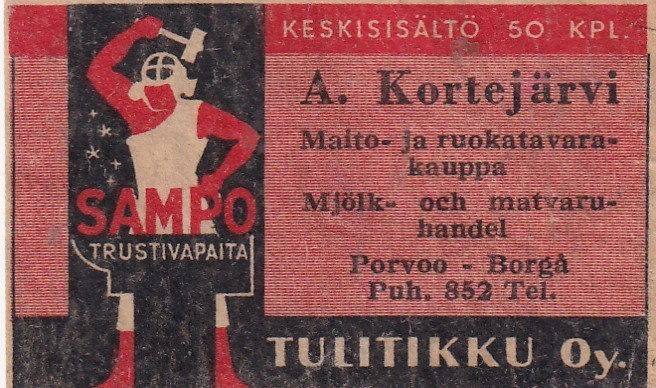 Porvoo - Borgå, A. Kortejärvi , Sampo    5/16
