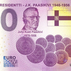 *NOLLA-EURO*2021*SUOMEN 7. PRESIDENTTI*PAASIKIVI* - pikkukuva 1