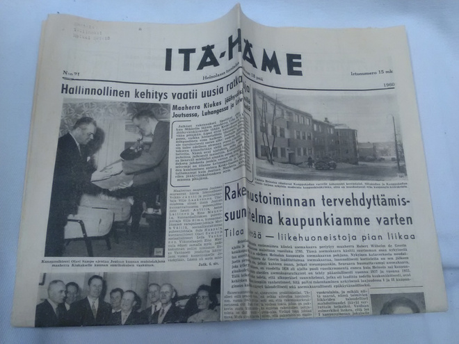 sanomalehti Itä-Häme N:o 21 helmikuu 1960