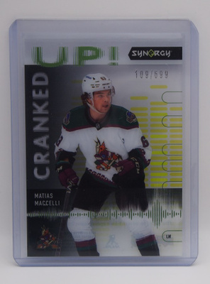 2022-23 Upper Deck Synergy Cranked Up Matias Maccelli /699