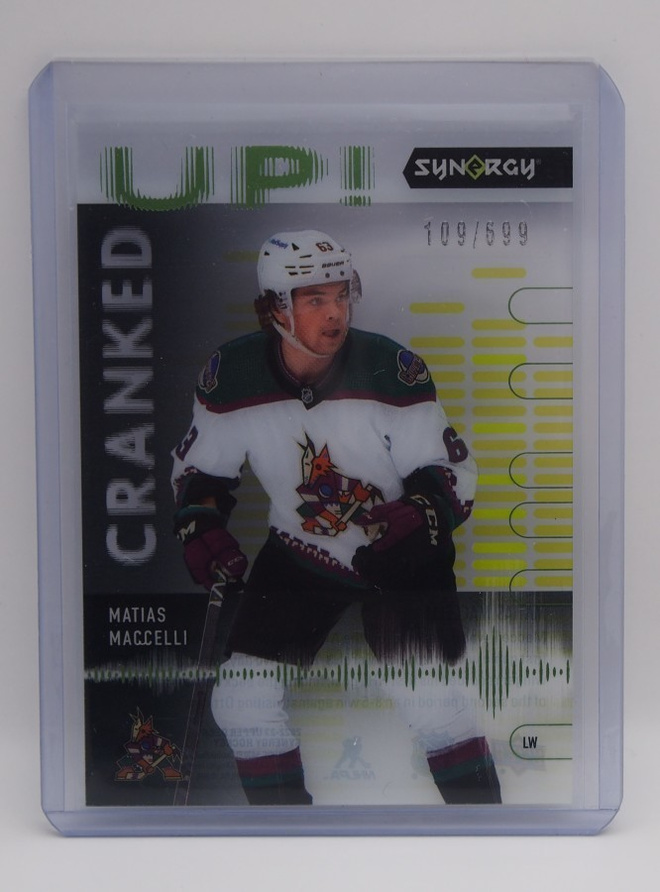 2022-23 Upper Deck Synergy Cranked Up Matias Maccelli /699
