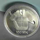 Juhlaraha 100 mk Jääkiekon MM-kisat 1991, hopeaa - pikkukuva 1