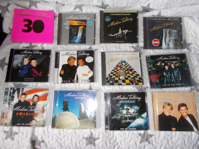 12 KPL MODERN TALKING CD-LEVYJÄ