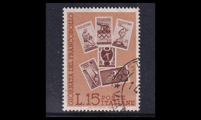 Italia 1173 o Postimerkin päivä (1964)